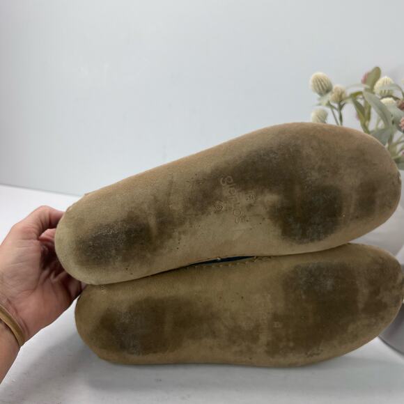 Glerups Felted Wool Slip-On Leather Sole Boot Petrol Blue Men 12 EU46 - Picture 8 of 10